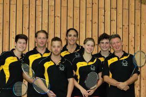 Zweite Mannschaft 2013/14: Lucas, Marco, Sven, Natalia, Sandra, Cedric, Hansjörg